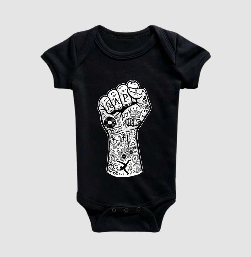 Punho Cerrado - RAP tattoo