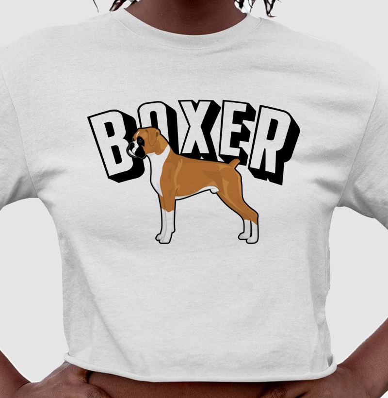 Camiseta Cropped Boxer