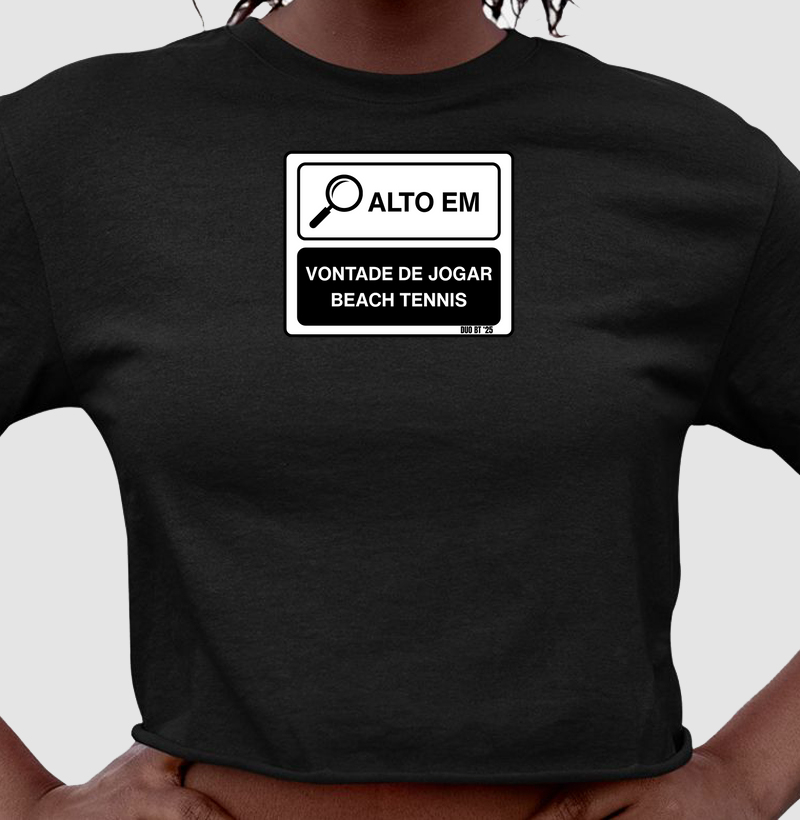 Alto Em Vontade De Jogar Beach Tennis