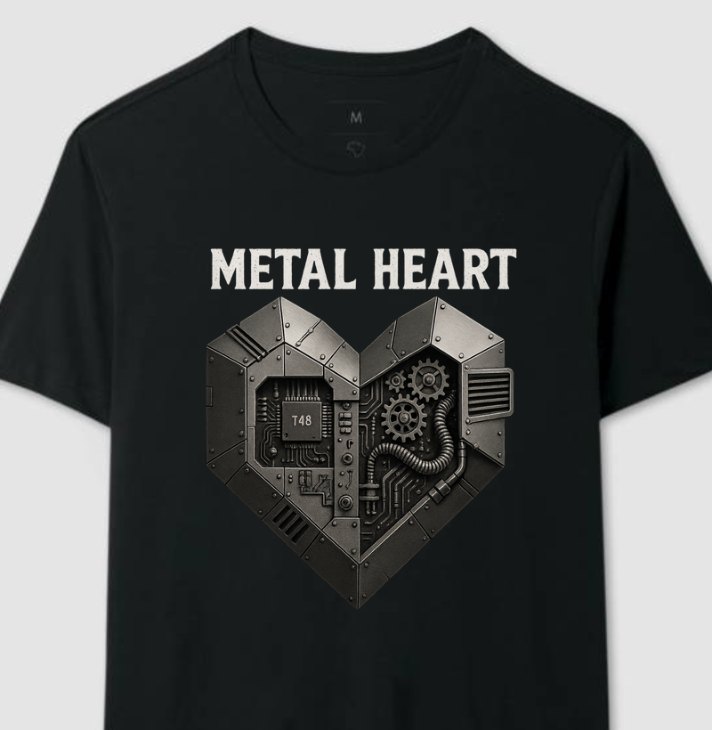 Camiseta Metal Heart