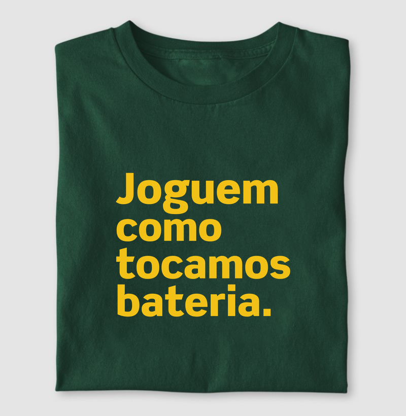 Joguem como tocamos bateria.