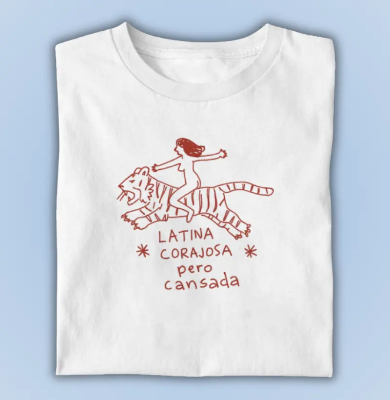 latina corajosa, pero cansada