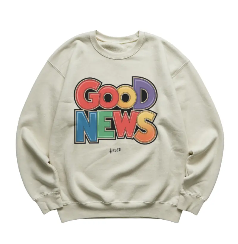 Moletom Good News: Propague as Boas Novas