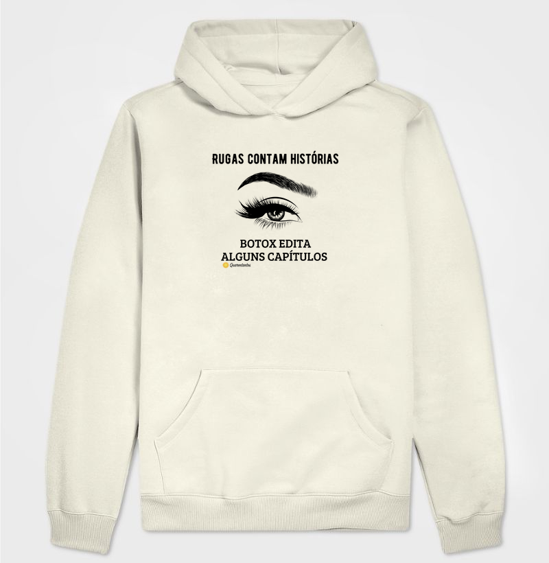 Rugas contam histórias. Botox edita alguns capítulos.