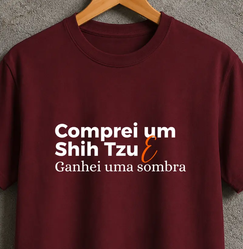 Comprei um Shih tzu e ganhei uma sombra