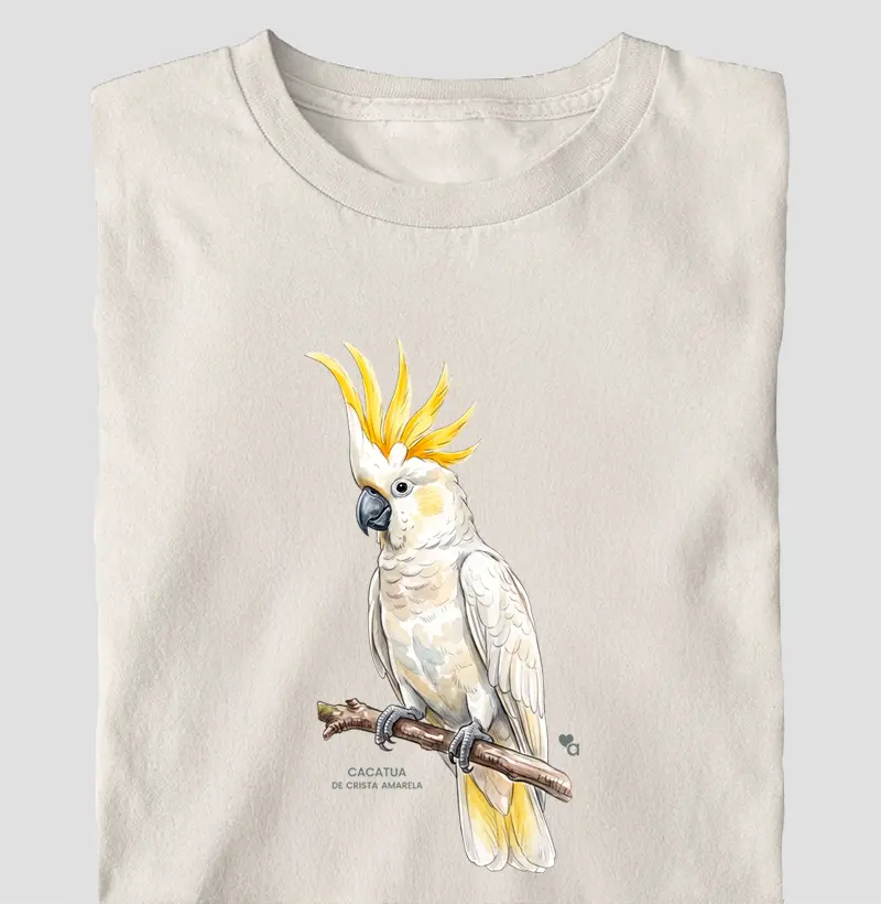 Aves - Cacatua de crista amarela - Oversized
