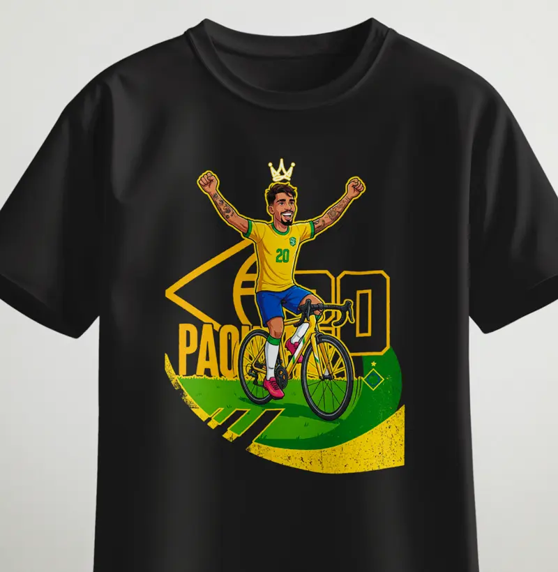 Lucas Paquetá pedalando