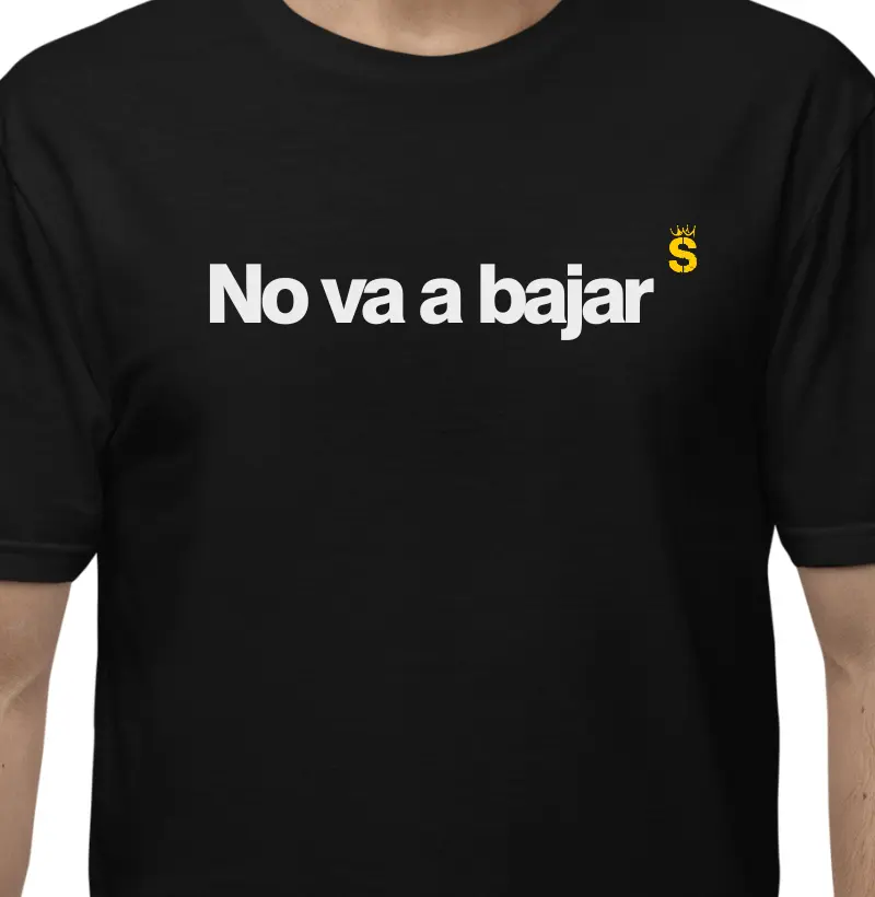 No va a bajar