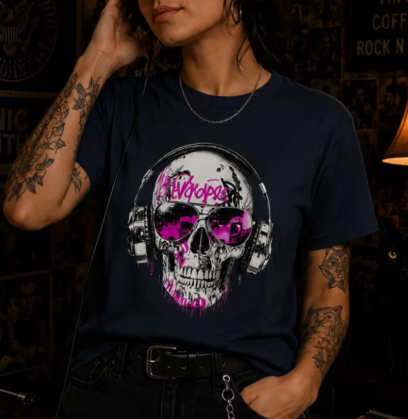 Skull pink flow