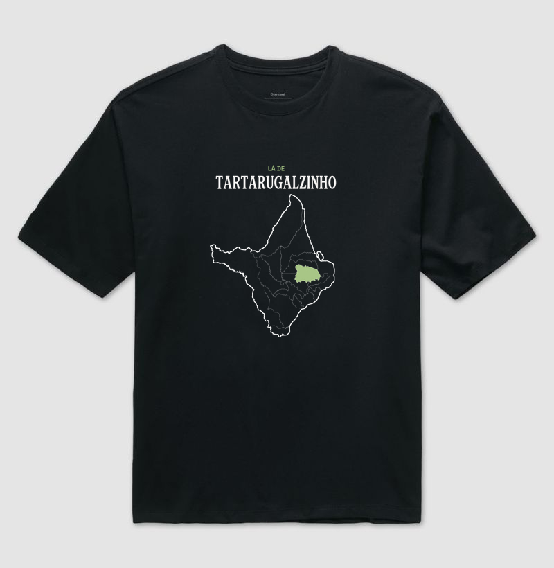 Tartarugalzinho | Território AP - Camiseta Oversized