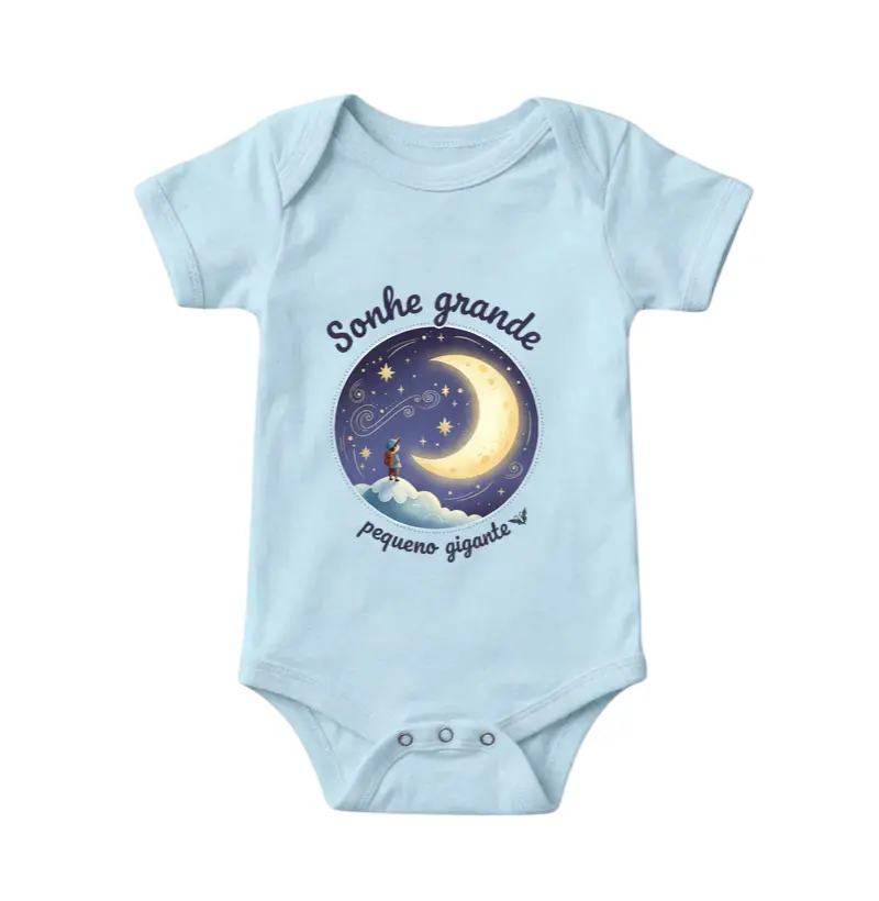 Body Infantil Sonhe Grande, Pequeno Gigante 