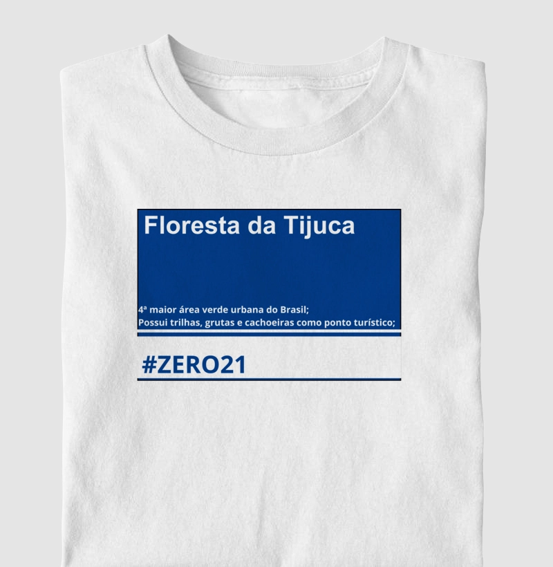 Camiseta Placa Floresta da Tijuca