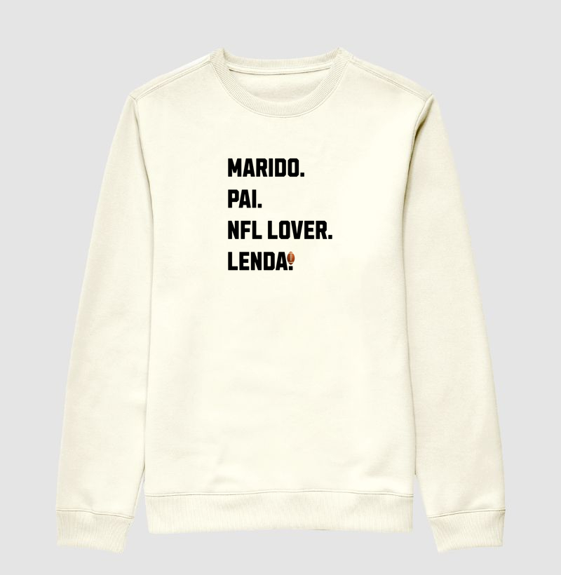 Marido. Pai. NFL Lover. Lenda.