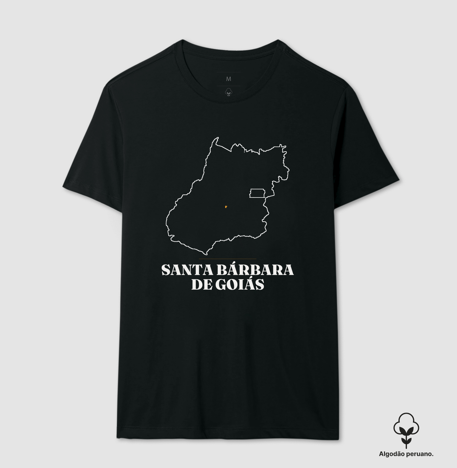 Santa Bárbara de Goiás | Traço GO - Camiseta Algodão Peruano
