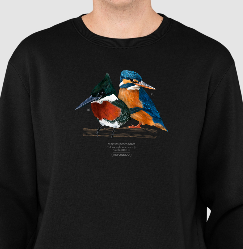 Inky Aves - Martins pescadores - Moletom