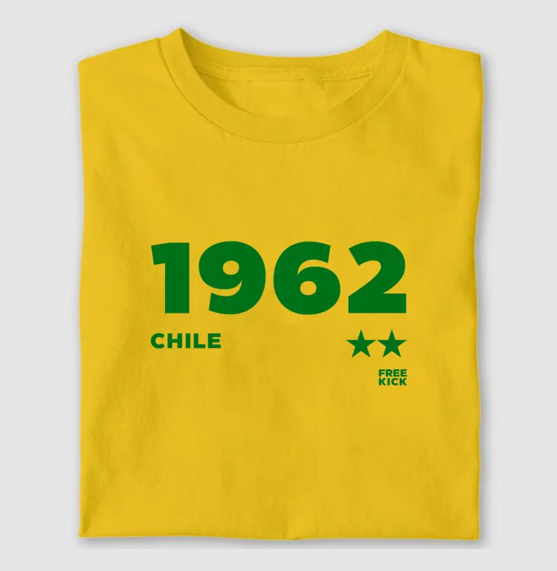 CAMISETA FREE KICK BRASIL 1962