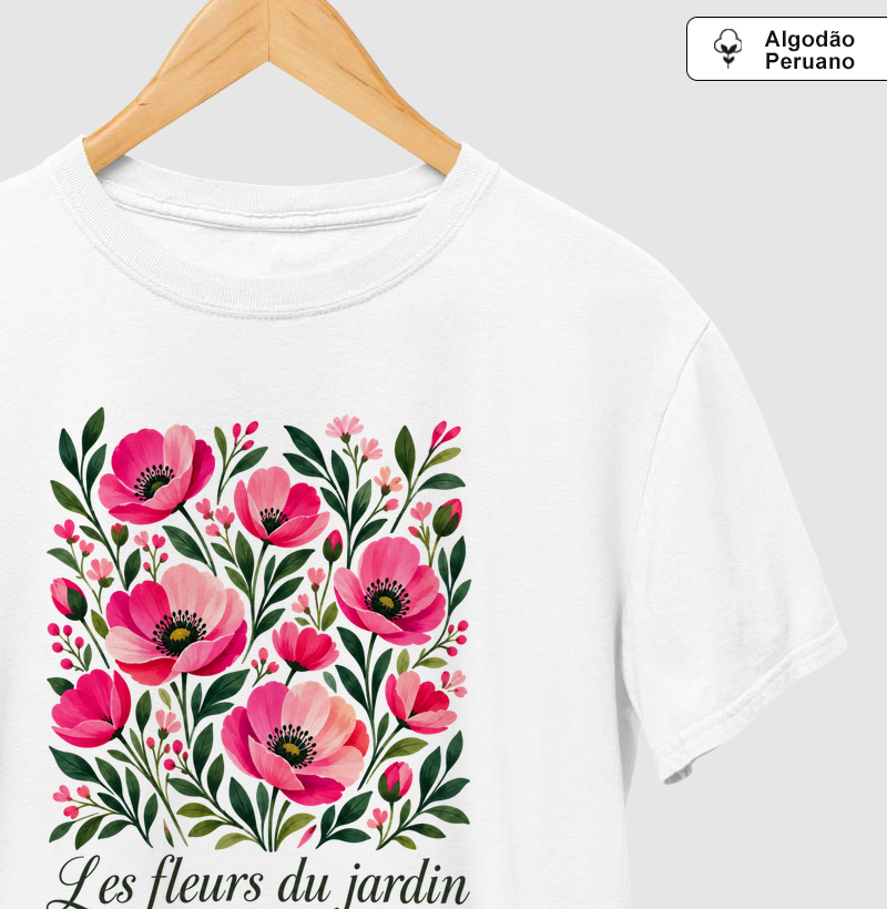 Camiseta Les fleurs du jardin