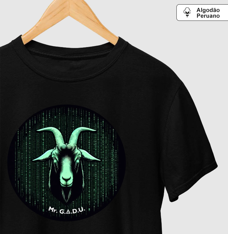 Camiseta Bode Matrix - Mr. GADU - Algodão Peruano Premium