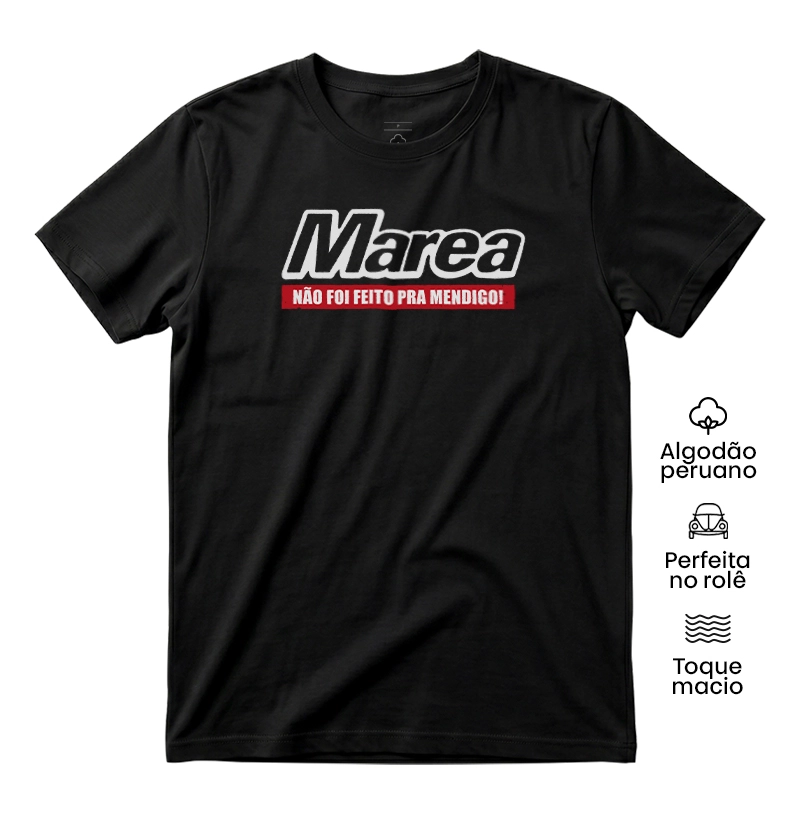 Marea | Não foi feito pra mendigo - Camiseta Algodão Peruano
