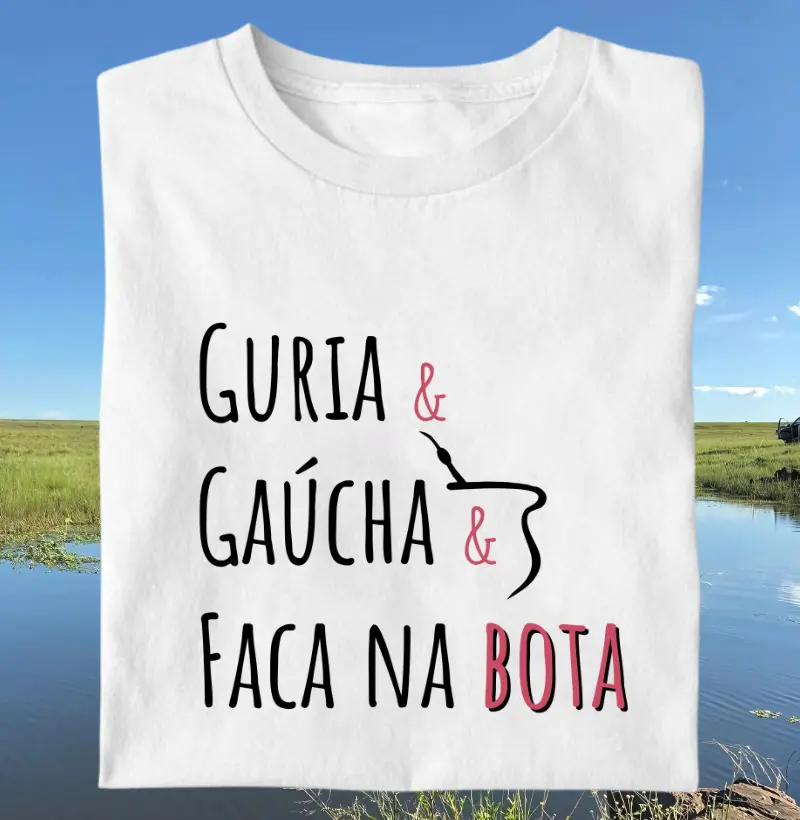 Camiseta Guria Faca na Bota
