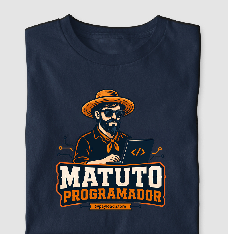 Camiseta Matuto Programador — Coleção Oficial