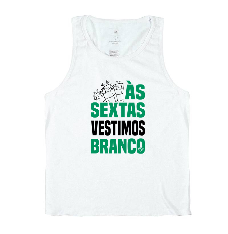 Às Sextas Vestimos Branco - Regata
