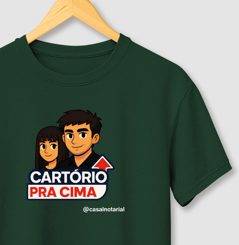 Camisa movimento cartório pra cima