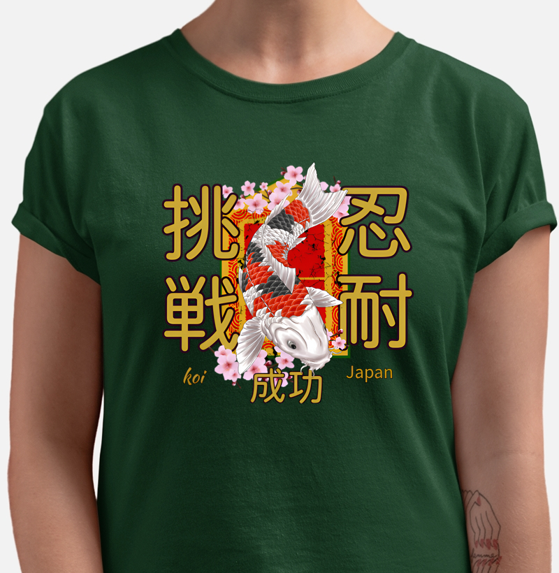 Koi – Desafio * Persistência * Sucesso (挑戦・忍耐・成功)