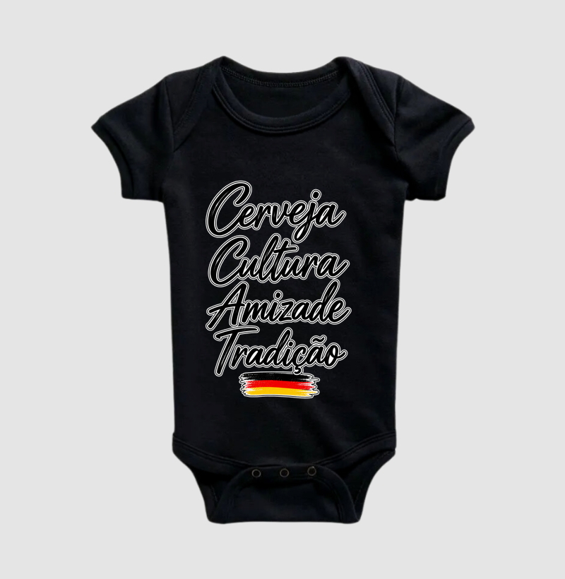 Cerveja · Cultura · Amizade · Tradição - Body Infantil