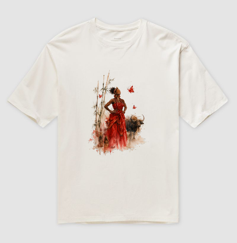 Camiseta Iansã - Camiseta Oversized