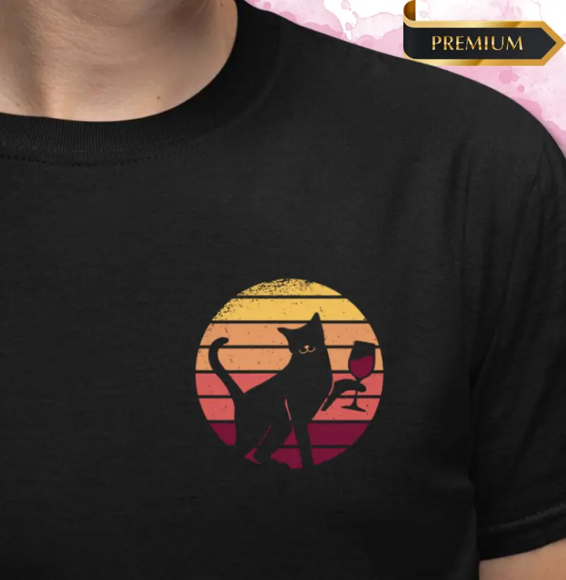 Gato e Vinho Minimal Premium