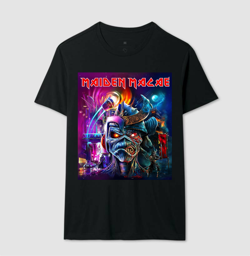 Camiseta Maiden Macaé Samurai