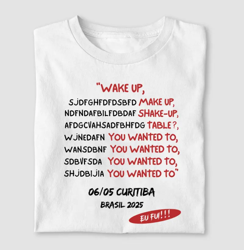 WAKE UP - 06/05 CURITIBA