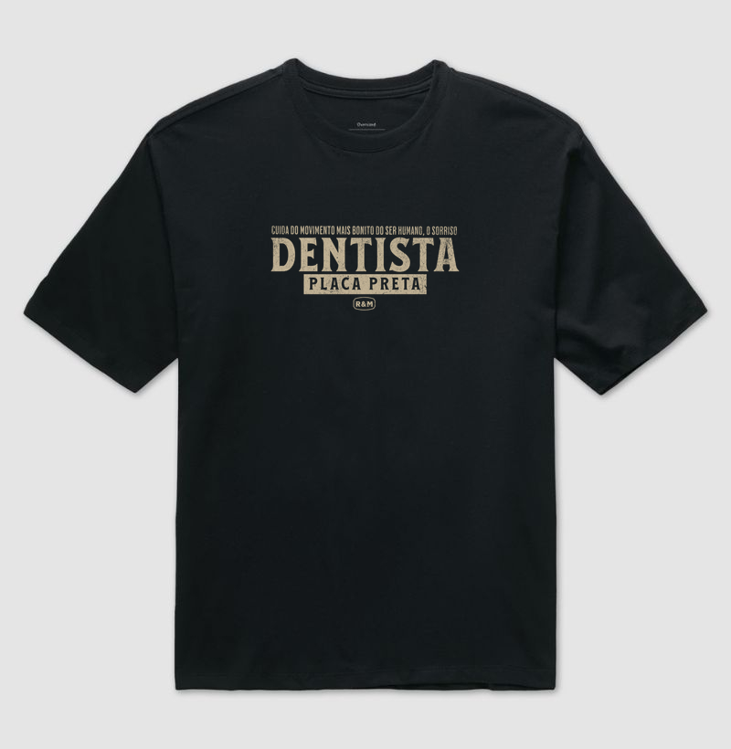 Dentista - Placa Preta