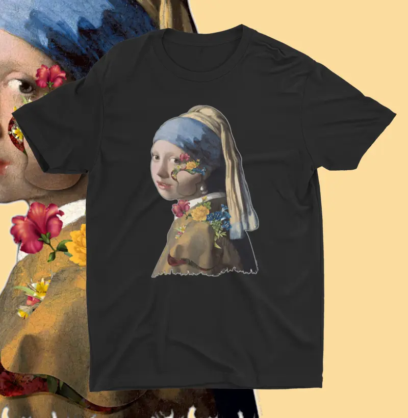 Moça com Flores MINI