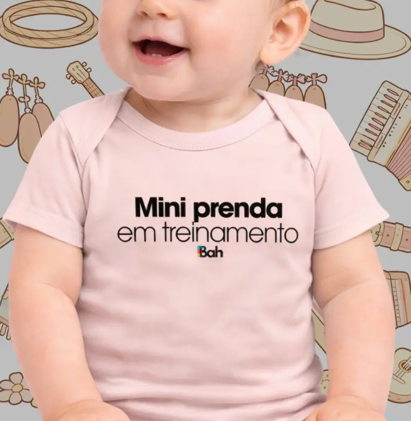 Mini prenda em treinamento