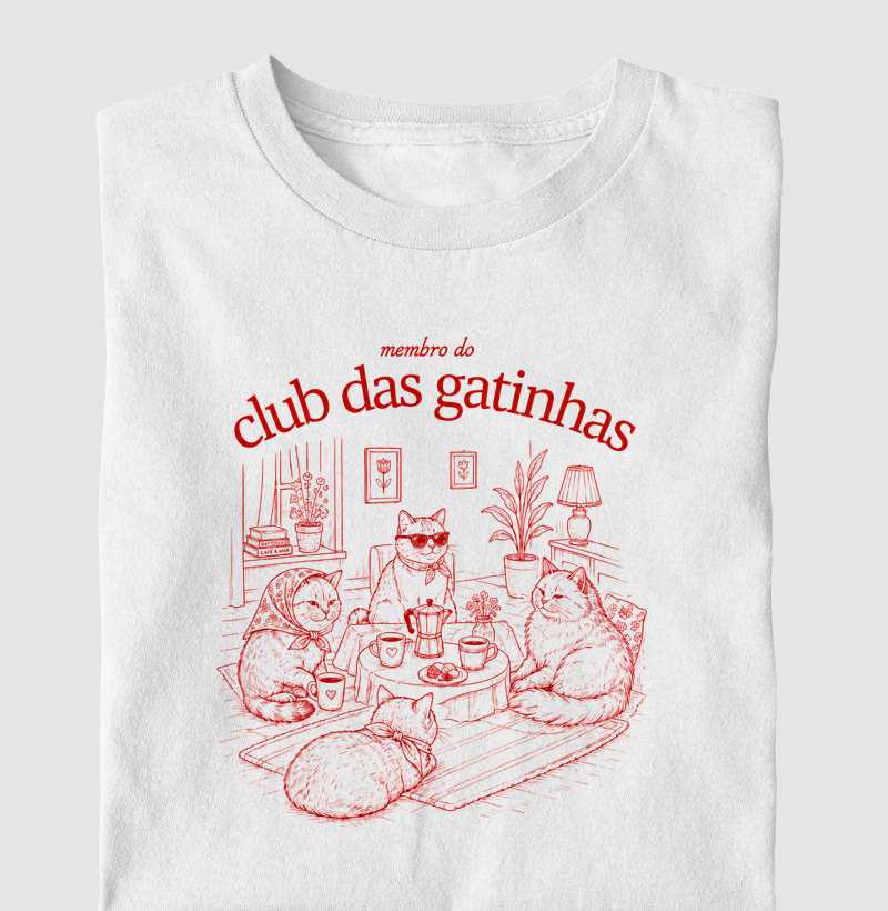 club das gatinhas - vermelho