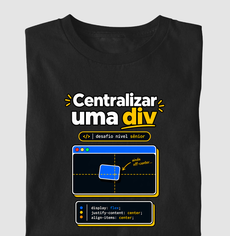 Centralizar uma Div — Desafio Nível Sênior