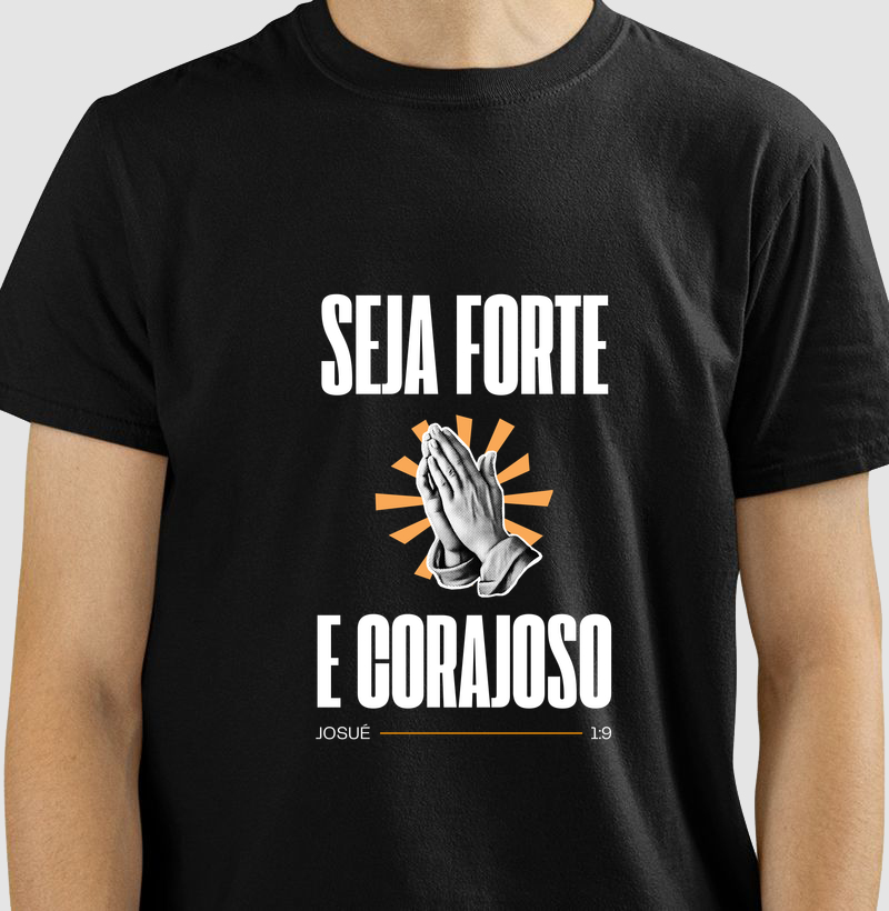 Camiseta Fé em Oração 