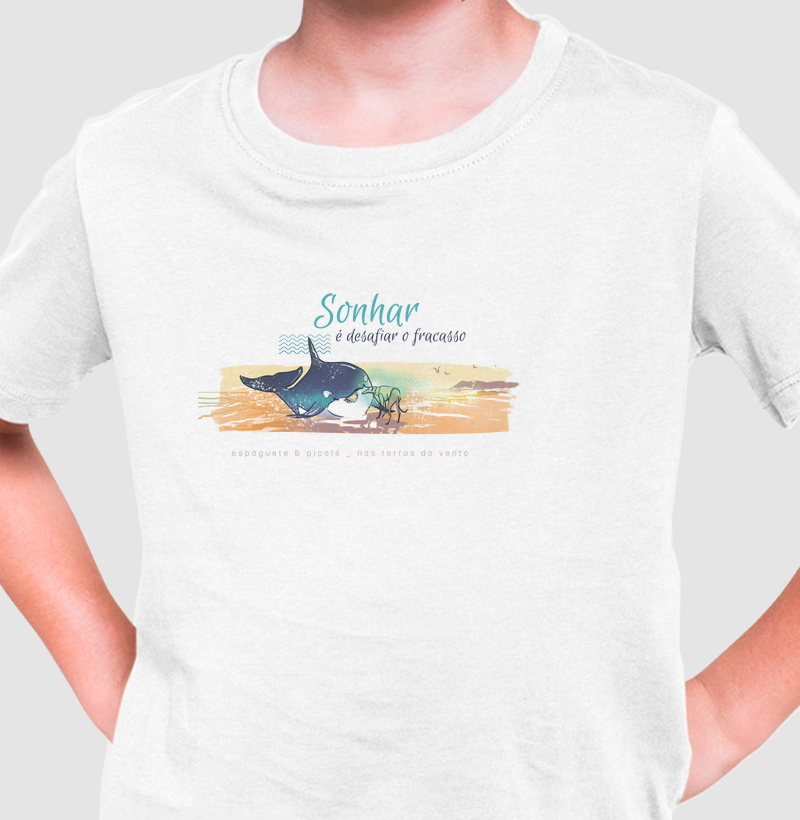 Picolé e a amiga baleia