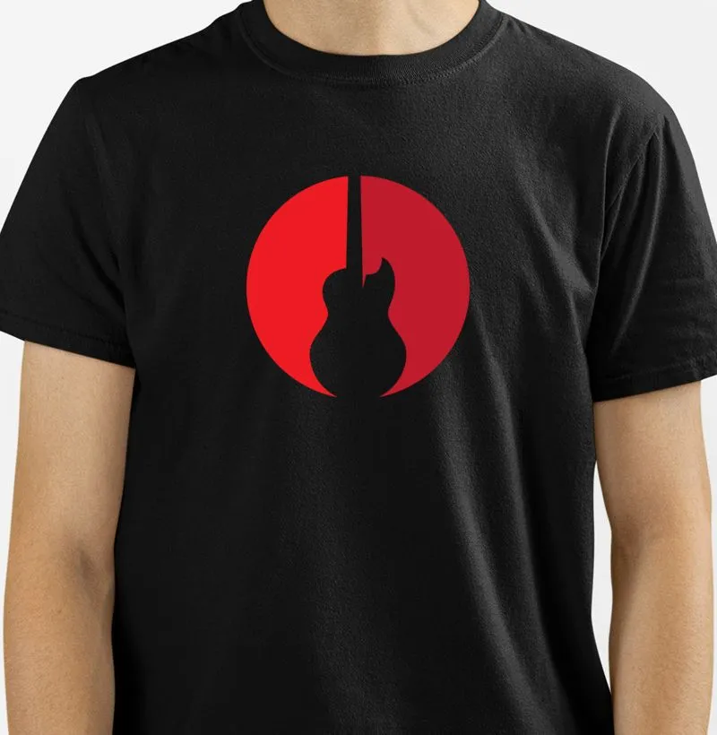 Camiseta Pima Adulta - Guitarra