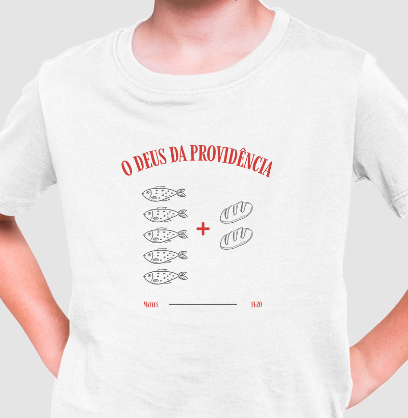Camiseta Mateus 14,20 – “Todos comeram e ficaram satisfeitos”