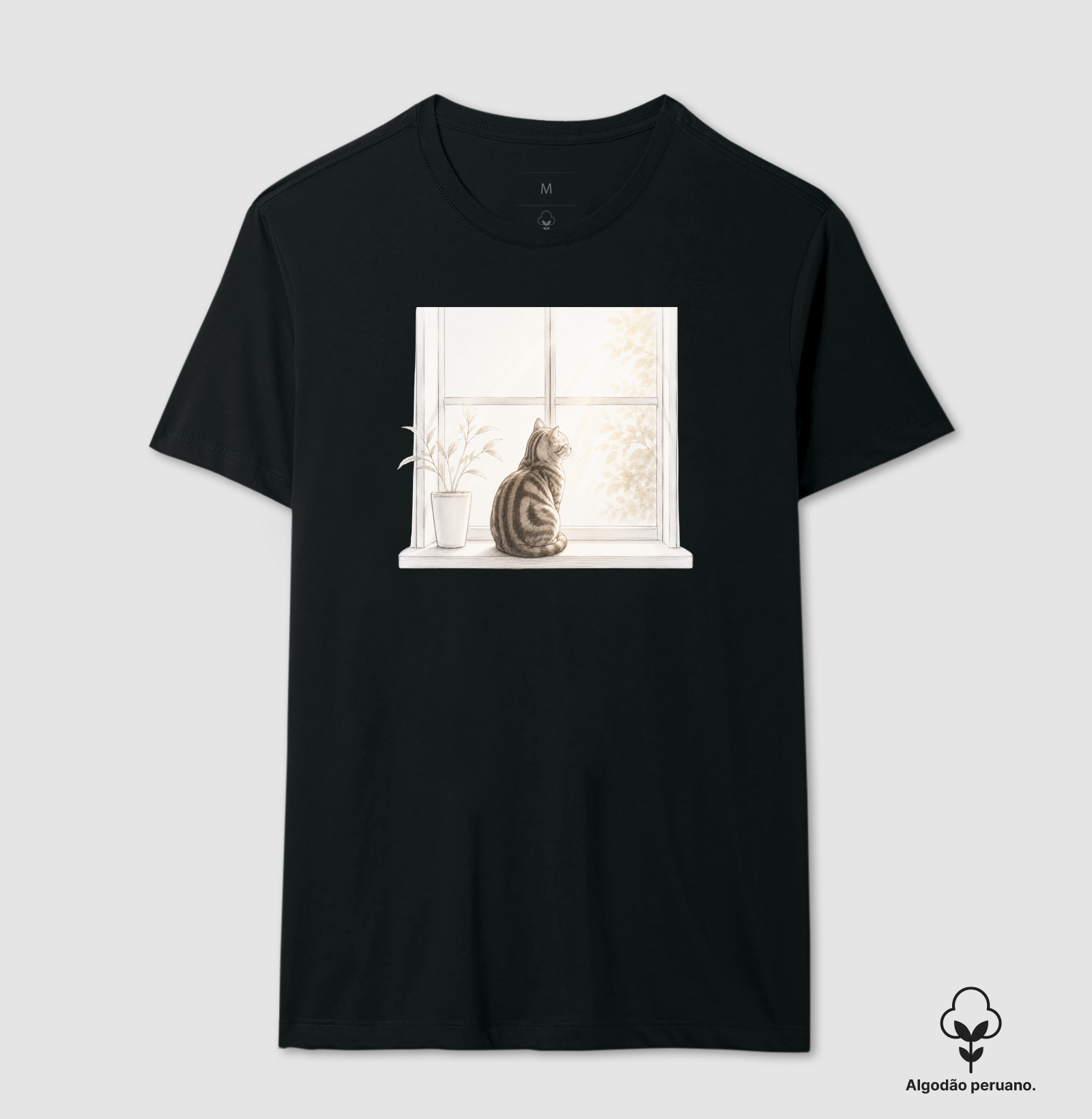 Cantinho ao Sol - Camiseta Algodão Peruano