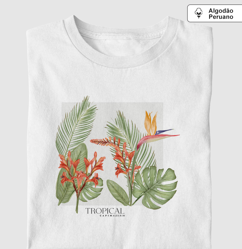 T-shirt Tropicalia - Algodão Peruano