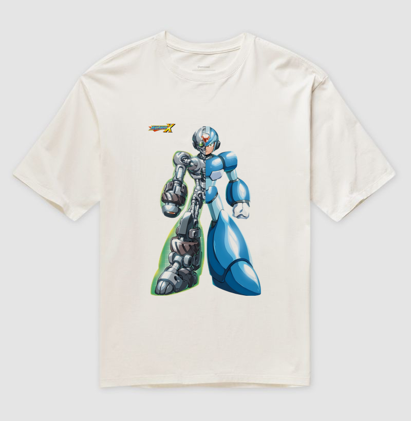 Mega Man X - X-Ray - Camiseta Oversized
