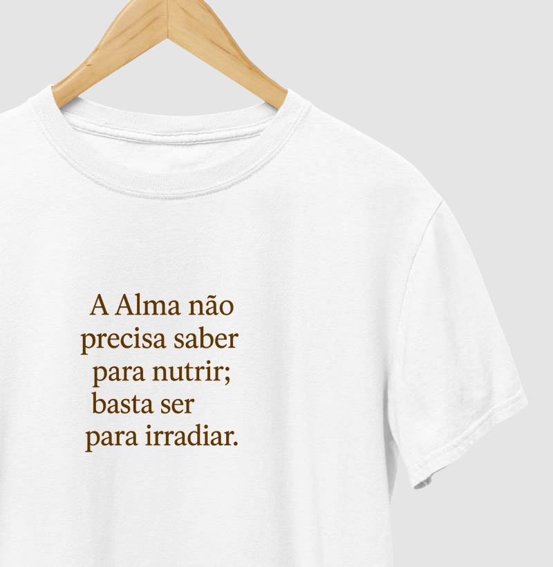 Alma Irradiante: basta ser para nutrir.