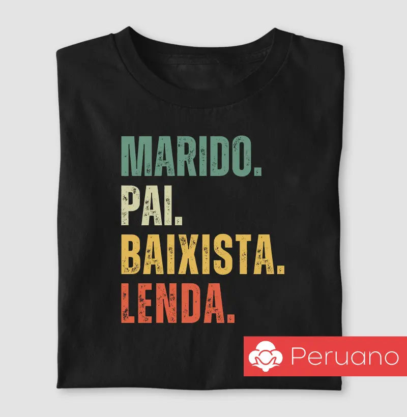 Marido. Pai. Baixista. Lenda.