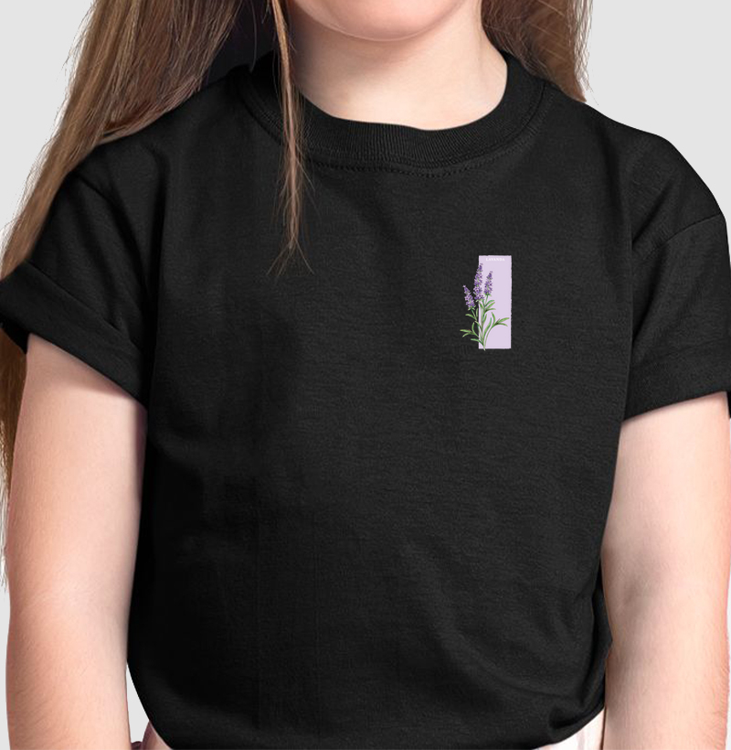Camiseta Infantil - Mini Lavanda