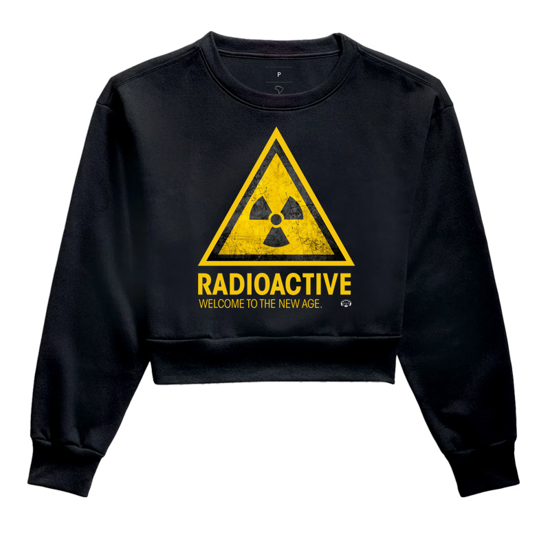 RADIOACTIVE - MOLETOM CROPPED