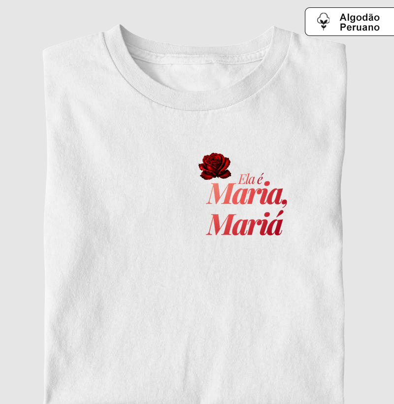 Ela é Maria, Mariá (com rosa)